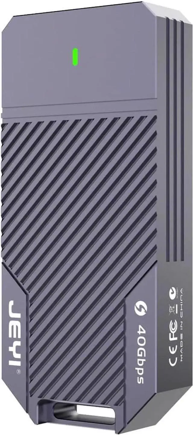 Alt view image 2 of 6 - USB 4.0 SSD Enclosure 40Gbps M.2 NVMe 2280 to USB-c Solid State Drive Case Compatible with Thunderbolt4/3 USB 3.2/3.1/3 (TB-2464 PRO)