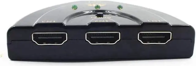 Alt view image 5 of 5 - 3 Port HDMI Splitter Video Switcher 3 in 1 Out Adapter with Pigtail Cable 4K*2K HDTV HDMI Switch Hub Supports Full HD 4K 1080P 3D Player HD-DVD Sky-STB PS4 Xbox6 (No Pigtail Cable)
