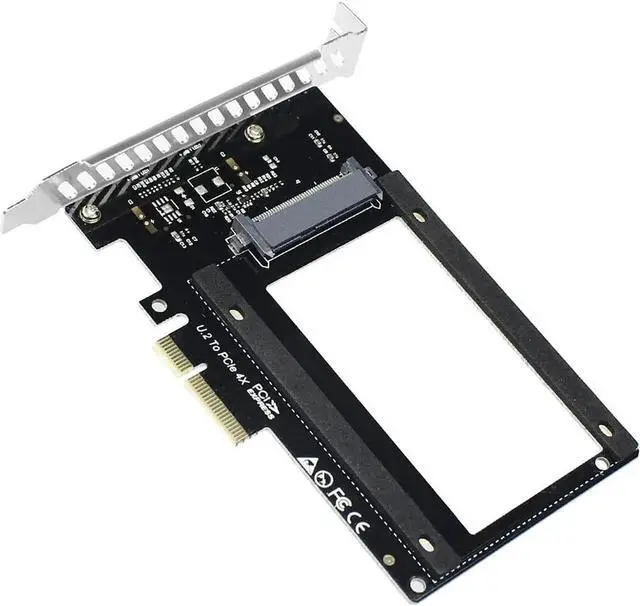 Main image of PCIE Riser U.2 to PCI Express3.0 X4 X8 Expansion Card Adapter Interface Gen3 Transfer Card Hard Drive Computer Components Expansion for Server U.2 NVMe SSD (Pcie to U.2 Single Disk)