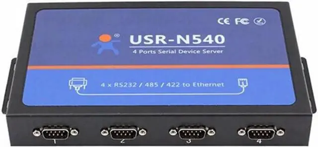 Alt view image 3 of 7 - USR-N540 RS232 to Ethernet RS485 to RJ45 RS422 to TCP IP Converter
