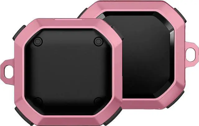 Main image of Premium Protection Case Cover Anti-Scratch Full-Body Slim for Samsung Galaxy Buds Live 2020/ Pro 2021 / Buds 2 (2021) (Black / Hot Pink)