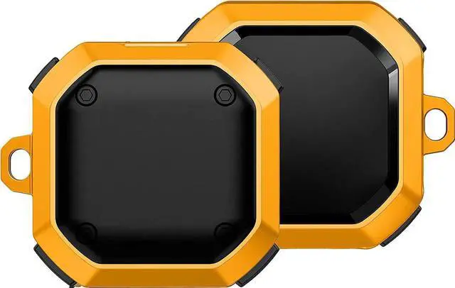 Main image of Premium Protection Case Cover Anti-Scratch Full-Body Slim for Samsung Galaxy Buds Live 2020/ Pro 2021 / Buds 2 (2021) (Black / Yellow)