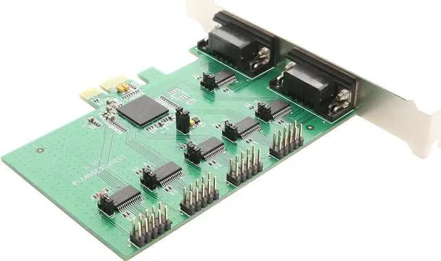Alt view image 3 of 7 - 6 Port RS-232 DB9 Serial PCI-Express 2.0 x1 Card SI-PEX15040
