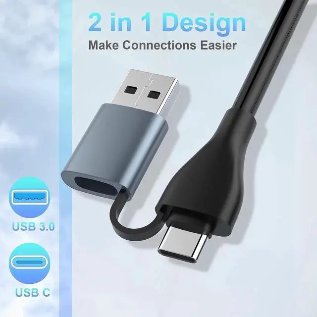 Alt view image 5 of 7 - USB C USB3.0 Multi Card Reader Hub, SD/XD/TF/CF/MS Card Slot with 3 USB3.0, 8 in 2 Memory Card Reader/Adapter/Hub for SD SDXC SDHC CF CFI XD MS TF Micro SD Micro SDXC SDHC MS MMC UHS-I USB Stick Mouse