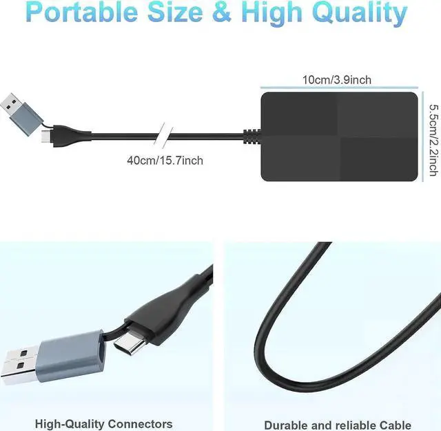 Alt view image 6 of 7 - USB C USB3.0 Multi Card Reader Hub, SD/XD/TF/CF/MS Card Slot with 3 USB3.0, 8 in 2 Memory Card Reader/Adapter/Hub for SD SDXC SDHC CF CFI XD MS TF Micro SD Micro SDXC SDHC MS MMC UHS-I USB Stick Mouse