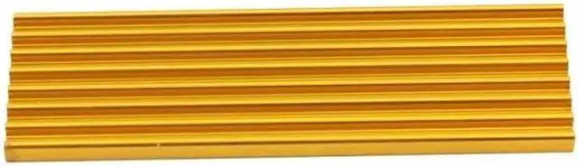 Alt view image 3 of 6 - 2/4/15pcs M.2 Solid State Hard Disk Heat Sink Aluminum for NGFF NVME PCIE 2280 SSD Solid State Drive (15pcs-Gold)