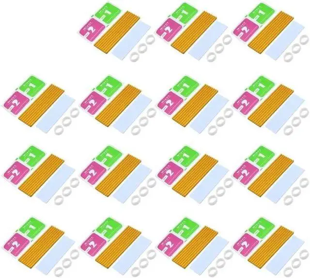 Main image of 2/4/15pcs M.2 Solid State Hard Disk Heat Sink Aluminum for NGFF NVME PCIE 2280 SSD Solid State Drive (15pcs-Gold)