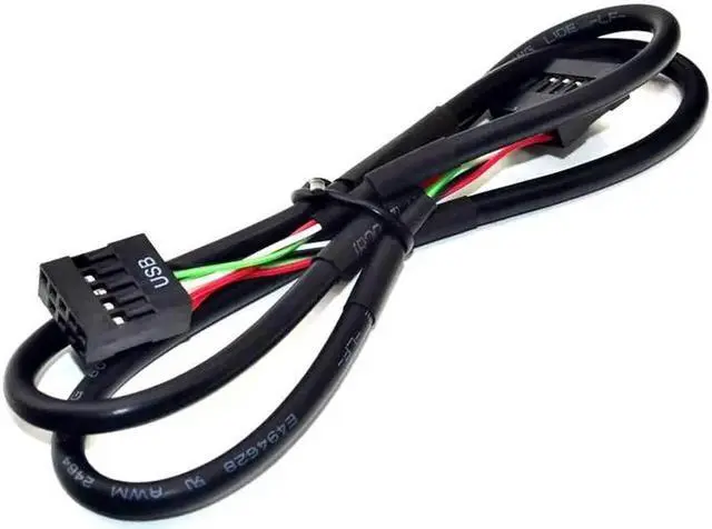 Main image of USB 2.0 9pin Female To Female Internal Motherboard Header Cable 23.62"