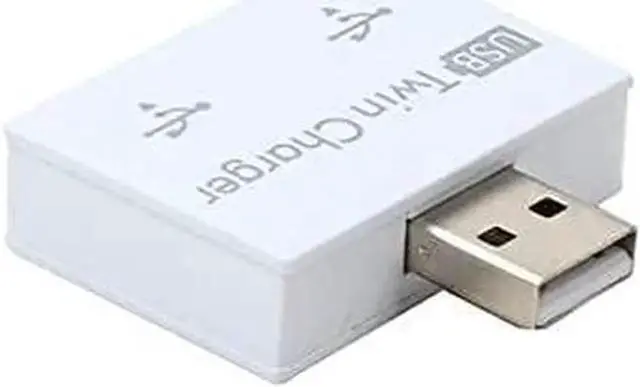 Alt view image 2 of 3 - USB Hub Adapter, 2Port Hub Ultra Slim Portable USB Splitter for Surface Pro, Notebook PC, iMac Pro, MacBook Air, Mac Mini/Pro, Laptop, USB Flash Drives,Data and Charging (White)