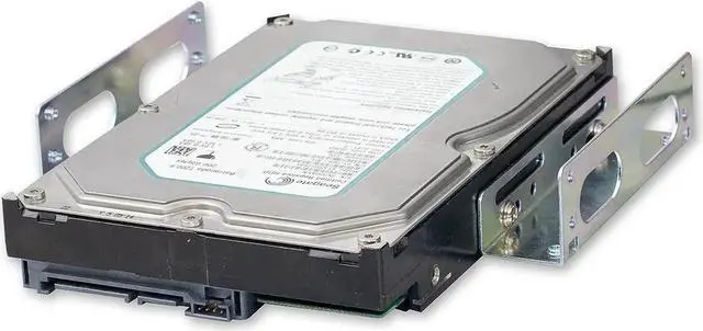 Alt view image 7 of 7 - 3.5" Hard Drive Mounting Bracket Adapter for 5.25" Internal Bay Drive (SY-ACC35017)