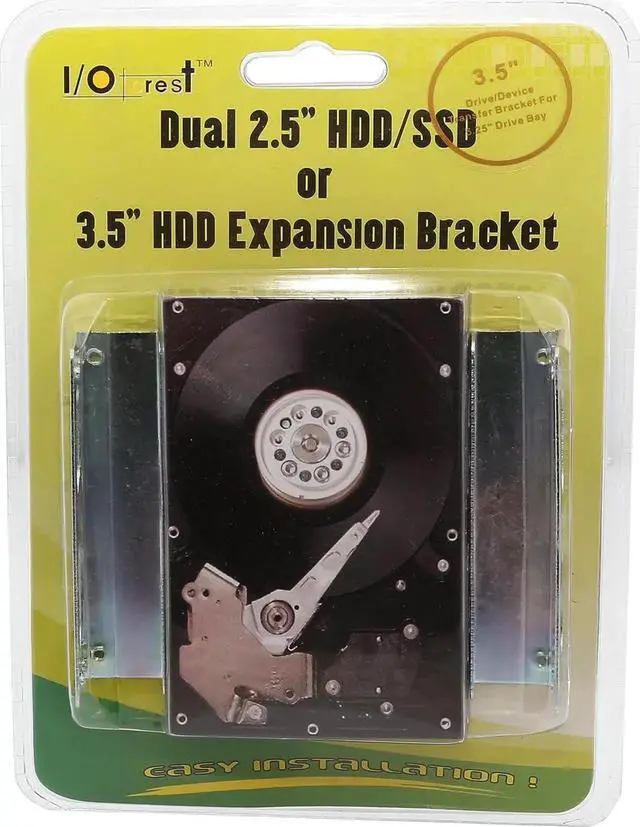 Alt view image 3 of 7 - 3.5" Hard Drive Mounting Bracket Adapter for 5.25" Internal Bay Drive (SY-ACC35017)