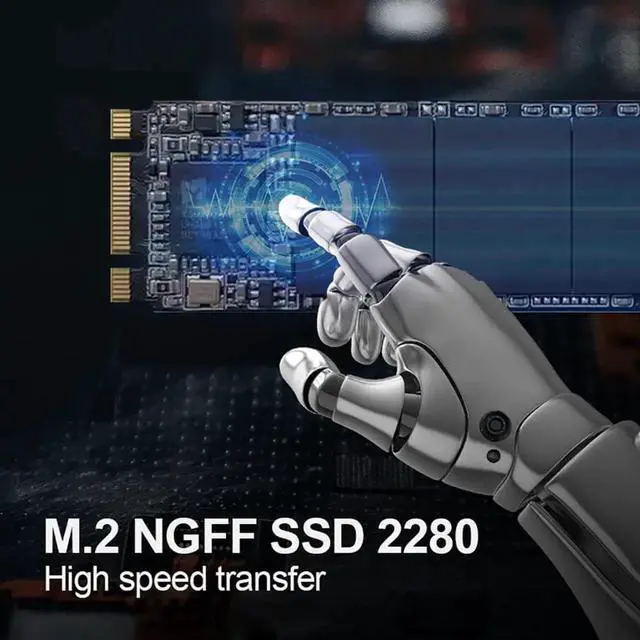 Alt view image 3 of 7 - M.2 NGFF SSD 1TB/512GB/256GB/128GB High Speed Solid State Drives for Laptop Desktop Server POS Machine (256GB)