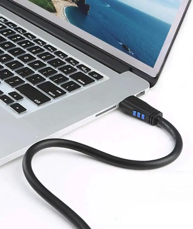 Alt view image 6 of 7 - HDMI Cable, CableCreation 10 Feet Upward Angle 270 Degree 4K HDMI 2.0 Cable with Gold Plated Connector, Support 4K (60Hz) Ultra HD, 3D Video, Ethernet, Audio Return Channel, Black