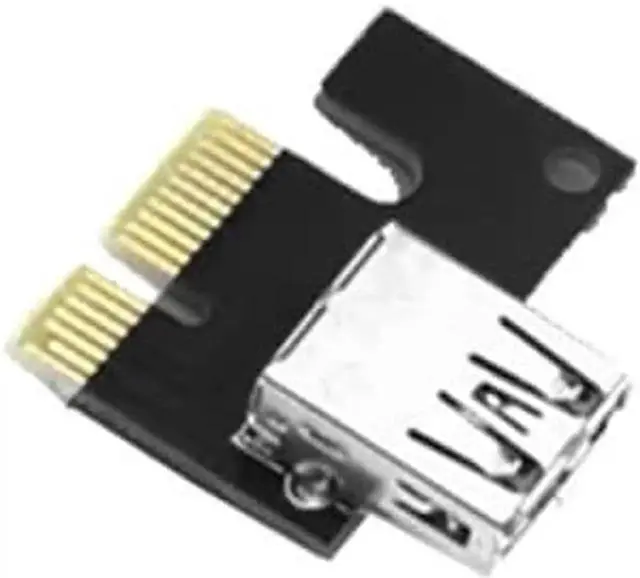 Alt view image 6 of 6 - PCI-E 1x to 16x Riser Card PCI-Express 1 to 4 Slot PCIe USB3.0 Splitter 1 to 4 Adapter GPU Riser Card for BTC Bitcoin Miner Mining (PCIE 1X to 16X Card)