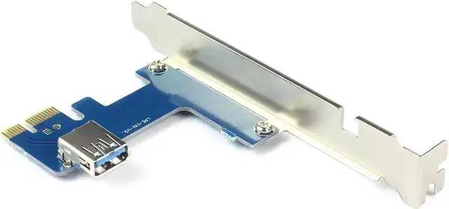 Alt view image 7 of 7 - PCI-E Adapter Card PCIe 1 to 4 Riser Card 1X to 16X Slot Mining Card for PC Computer Connector for Miner BTC Bitcoin