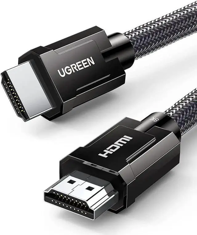Alt view image 4 of 7 - 8K HDMI 2.1 Certified Cable 48Gbps Ultra High Speed 4K 120Hz HDMI Cable Durable Nylon Braided HDMI Cord Support Dynamic HDR eARC Compatible for PS5 Xbox One Nintendo Switch TV Roku 6.6 FT