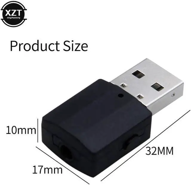Alt view image 4 of 5 - 2 in1 Bluetooth 5.0 Audio Receiver Transmitter USB Wireless Adapter 3.5mm AUX Stereo For TV PC Car Laptop USB Dongle