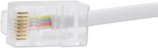 Alt view image 3 of 7 - 2 PACK RJ45 to BT RJ11 Secondary Telephone Splitter 2 Way Female to Male Adapter Converter Line Cables Telephone Plug Socket Connector Ethernet For Landline
