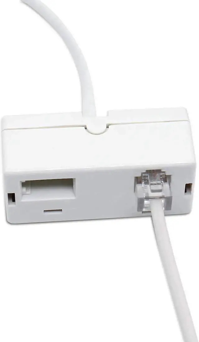 Alt view image 5 of 7 - 2 PACK RJ45 to BT RJ11 Secondary Telephone Splitter 2 Way Female to Male Adapter Converter Line Cables Telephone Plug Socket Connector Ethernet For Landline