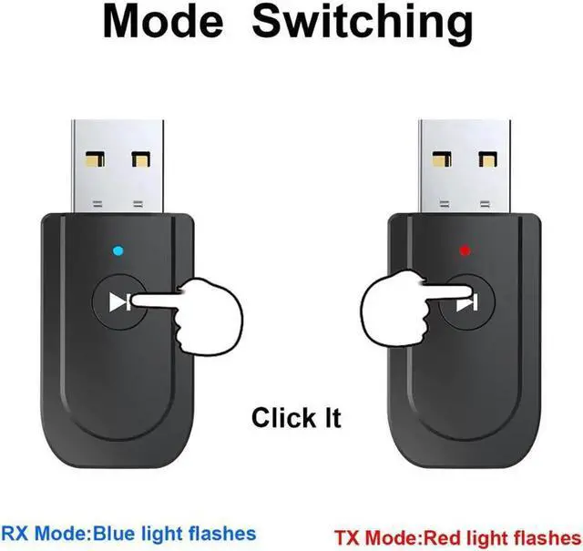 Alt view image 3 of 5 - 5.0 Audio Receiver Transmitter Mini Stereo Adapter AUX RCA USB 3.5mm Jack For TV PC Car Kit Wireless Adapter