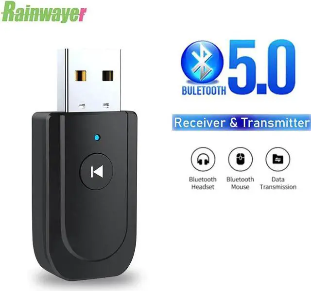 Main image of 5.0 Audio Receiver Transmitter Mini Stereo Adapter AUX RCA USB 3.5mm Jack For TV PC Car Kit Wireless Adapter