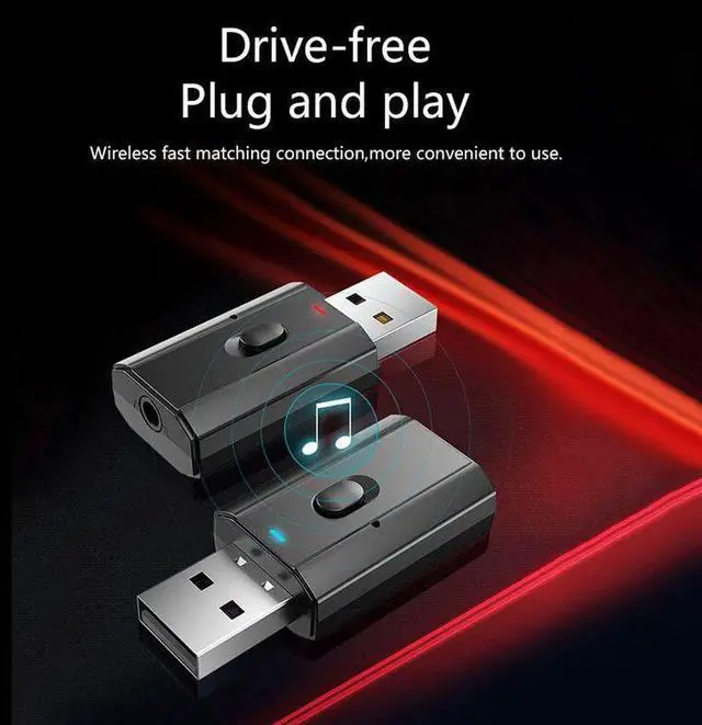 Main image of 4 IN 1 Bluetooth Adapter USB Wireless Bluetooth Transmitter Receiver Music Audio For PC TV Car Hands- 3.5mm AUX Adapter