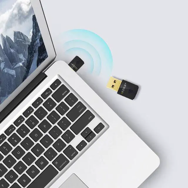 Alt view image 5 of 5 - 300Mbps USB WiFi Adapter 2.4GHz Fast Speed Wifi Dongle Wireless USB Network Card Amplifier for PC Windows,MacOS,Linux