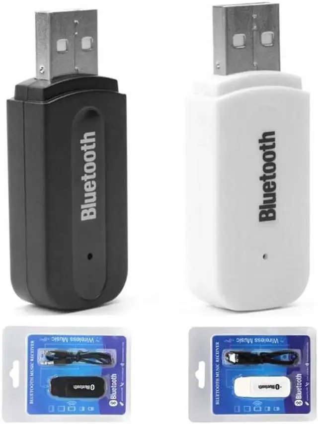 Alt view image 4 of 5 - Audio Receiver Adapter Wireless Music A2DP Dongle with 3.5mm Jack AUX Transmitter USB Charging