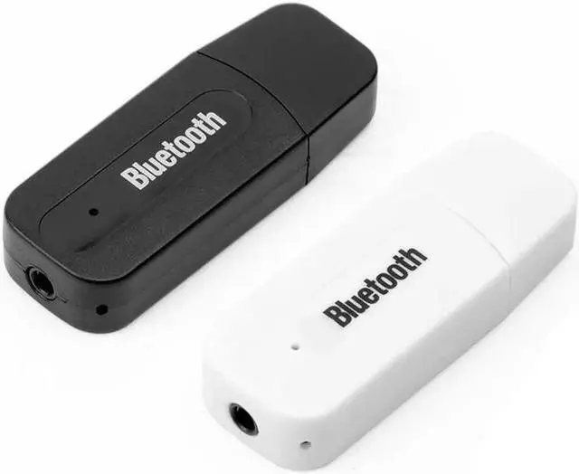 Alt view image 5 of 5 - Audio Receiver Adapter Wireless Music A2DP Dongle with 3.5mm Jack AUX Transmitter USB Charging