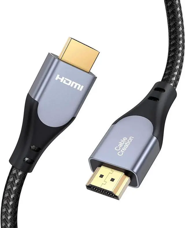 Main image of HDMI Cable 4K@60Hz 10 ft, CableCreation HDMI 2.0 Cable, High-Speed 18Gbps, 4K HDR, 3D, 2160P, 1080P, Ethernet Support, Compatible with UHD TV, PS5/PS4, Xbox One, Blu-ray, PC, Projector and More