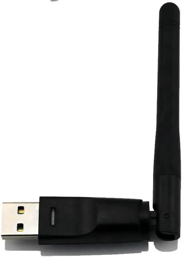 Alt view image 2 of 5 - 150mbps RT5370 USB 2.0 WiFi Wireless Adapter 802.11 b/g/n LAN Adapter with rotatable Antenna Network Card