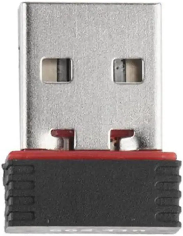 Alt view image 5 of 5 - Nano Mini Wireless Wifi Adapter Dongle Receiver Network LAN Card PC 150Mbps 2.0 Wireless Network Card