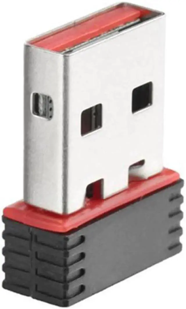 Alt view image 4 of 5 - Nano Mini Wireless Wifi Adapter Dongle Receiver Network LAN Card PC 150Mbps 2.0 Wireless Network Card