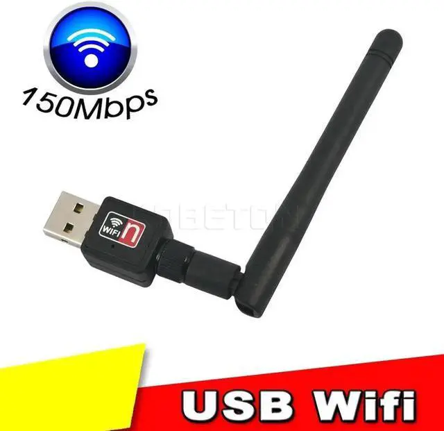 Alt view image 3 of 5 - 150M 2.0 USB Wireless WIFI NETWORK Card Ralink MT7601 with rotatable Antenna 802.11 b/g/n LAN Adapter and retail package FOR PC
