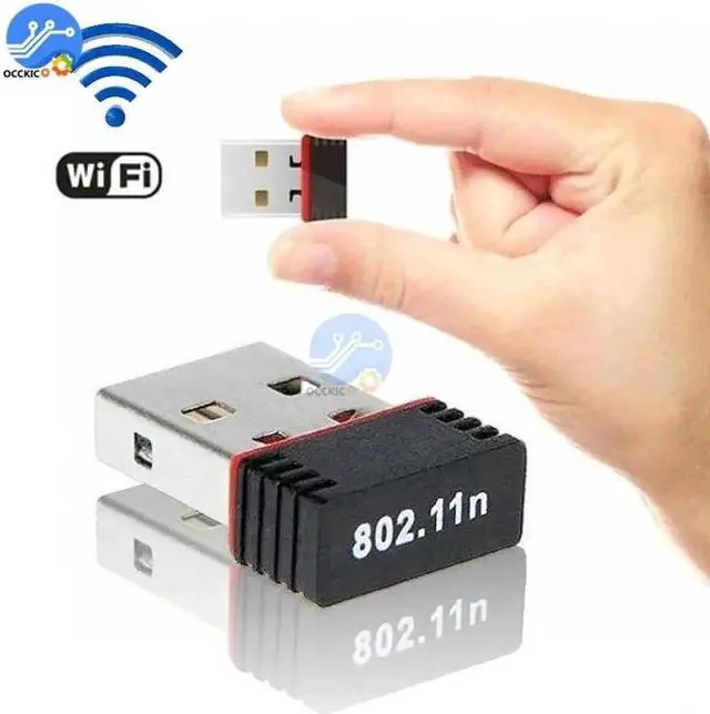 Alt view image 4 of 5 - Adapter MTK7601 150Mbps USB WiFi Adapter 802.11n/g/b IEEE 801.11n 802.11g 802.11b LAN+Antenna for PC Network