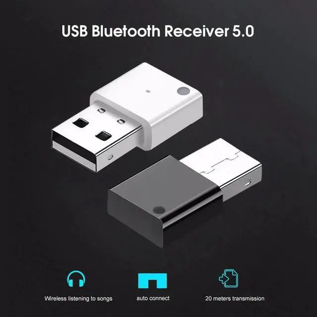 Main image of Mini Wireless USB Bluetooth 5.0 Adapter For Car Radio Subwoofer Amplifier Multimedia Audio Adapter Bluetooth Receiver