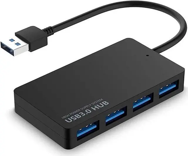 Main image of USB Hub,4 Port USB3.0 Computer USB hub, USB Multi,USB Splitter,USB Expander hub for Laptop,Ps4 Keyboard and Mouse Adapter for Xbox, MacBook Air,Surface Pro,Flash Drive,Mobile HD,Console,Printer