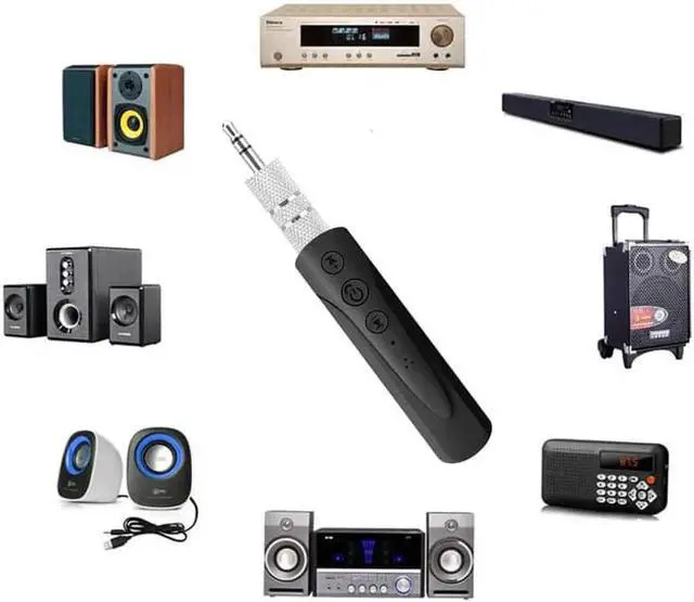 Alt view image 2 of 5 - 5.0 Receiver 3.5mm Jack Aux Audio Receiver Adapter For Phone Headphone Wireless Music MP3 Car Kit Adapter
