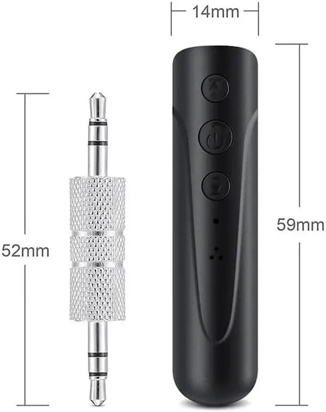 Alt view image 3 of 5 - 5.0 Receiver 3.5mm Jack Aux Audio Receiver Adapter For Phone Headphone Wireless Music MP3 Car Kit Adapter