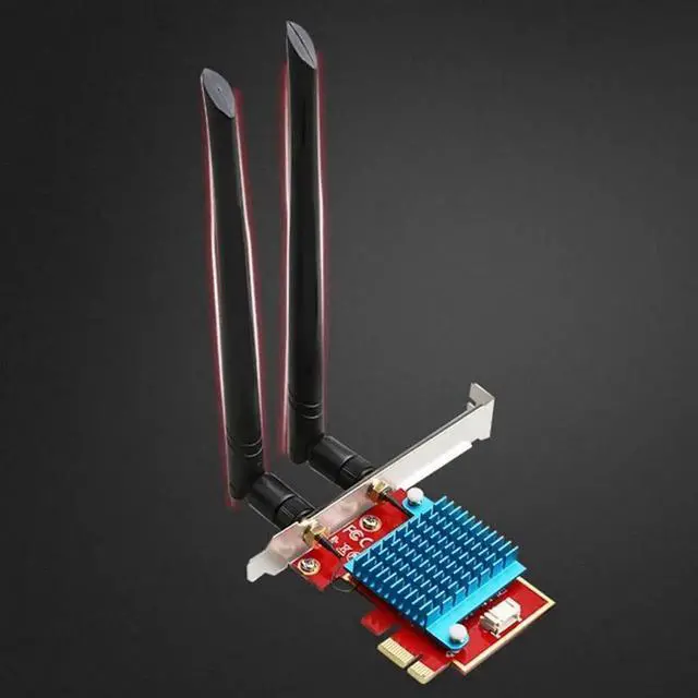 Alt view image 5 of 5 - to M.2 NGFF E-Key MINI Wireless Wifi Network Adapter Card Supports Bluetooth for Desktop Computer