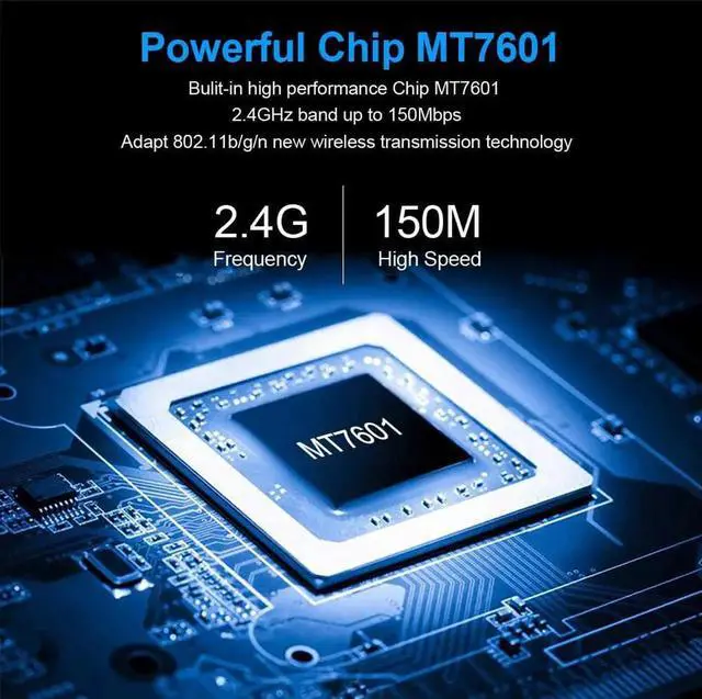 Alt view image 2 of 5 - WiFi Adapter Ralink Wi-Fi Antenna Lan Ethernet 150M 2dB PC WiFi Dongle Wireless Notework Card Wi Fi Receiver