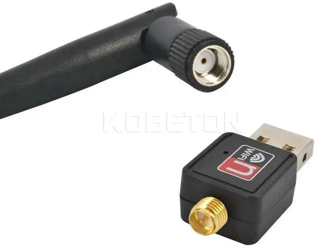 Alt view image 3 of 5 - New 150Mbps USB WiFi Wireless Network Networking Card LAN Adapter RT5370 802.11 n/g/b for Windows 2000 XP