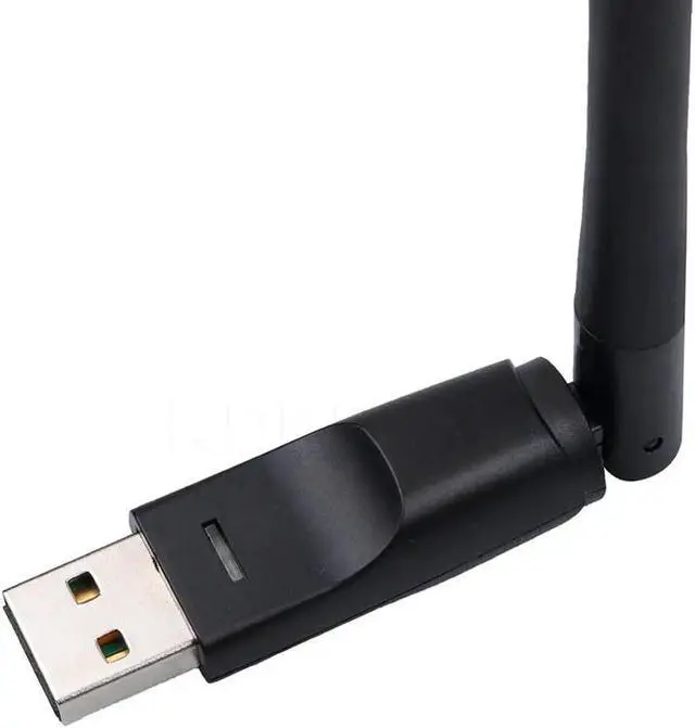 Alt view image 4 of 5 - 150Mbps USB 2.0 WiFi Wireless Network Card Ralink RT5370 802.11 b/g/n LAN Adapter with rotatable Antenna for PC Laptop