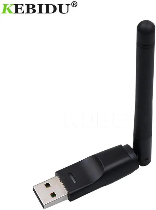 Main image of 150Mbps USB WiFi Wireless Network Card Ralink RT5370 802.11 b/g/n LAN Adapter with rotatable Antenna for PC Laptop