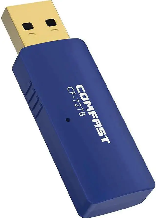 Alt view image 2 of 5 - WiFi Bluetooth Adapter 1300Mbps ac USB WiFi Adapter Receiver Bluetooth 4.2 Network Card Transmitter IEEE 802.11ac/b/g/n