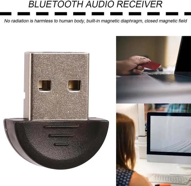 Alt view image 4 of 5 - USB Bluetooth Adapter Wireless USB Dongle V2.0 For Laptop PC Win 7/8/10/XP