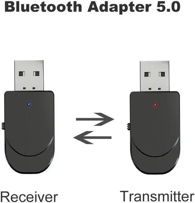 Alt view image 4 of 5 - Bluetooth 5.0 Audio Receiver Transmitter 3 in 1 Wireless Bluetooth Adapter Mini 3.5mm AUX RCA Stereo Car Kit For TV PC