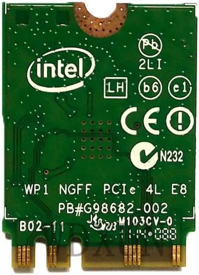 Alt view image 2 of 2 - AC 3160 NGW Wireless Network Card Wifi Adapter BT 4.0 Dual Band Special for 04X6034 Y40 Y50 G40 G50 B40 Z50