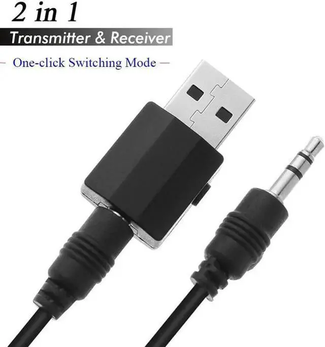 Alt view image 3 of 5 - 2 in 1 Bluetooth 5.0 Audio Receiver Transmitter Mini Bluetooth AUX RCA USB 3.5mm Jack For TV PC Car Kit Wireless Adapter