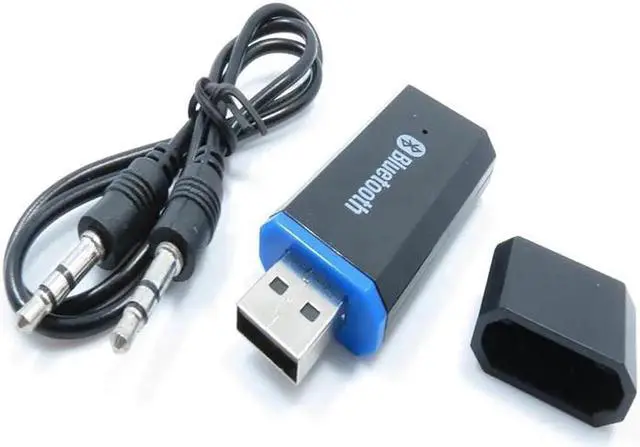 Alt view image 2 of 5 - 2 in 1 Bluetooth 5.0 Transmitter Receiver Mini USB 3.5mm AUX Stereo Wireless Adapter for Car Music speaker